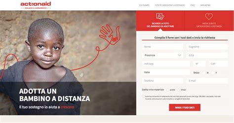 Modulo revoca donazione Actionaid